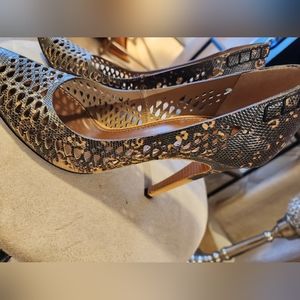 Porenza Schouler leopard print heels